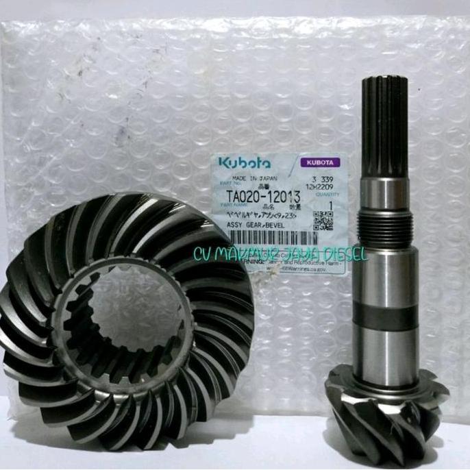 Promo Assy Gear Bevel Depan L3608 TA020-12013 Kubota Genuine COD