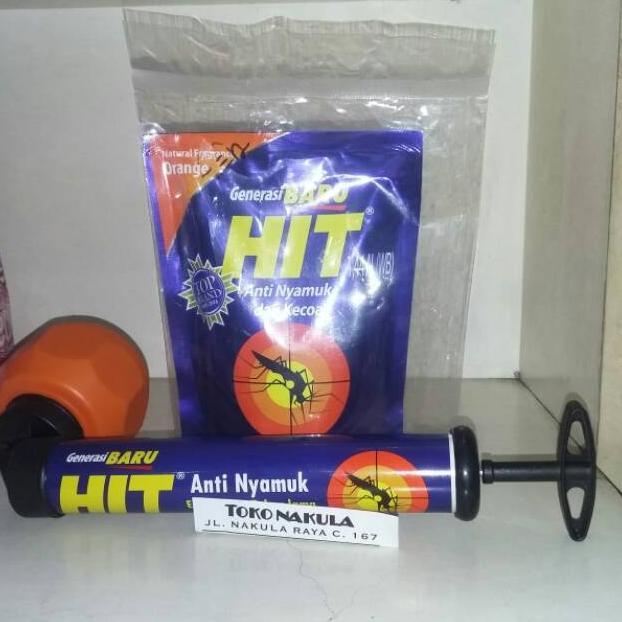 Paket Semprotan Nyamuk HIT Dan Hit Cair Isi Ulang Pouch 360ml