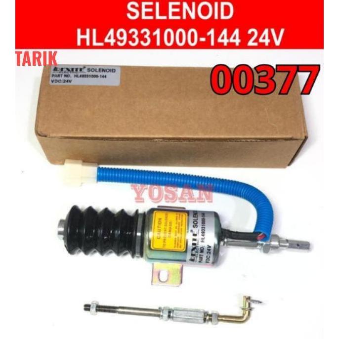 Promo SELENOID SOLENOID HL49331000-144 24V UNIV UNTUK GENSET ALAT BERAT COD