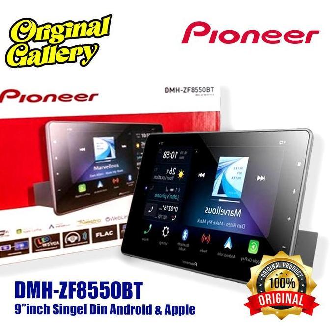 // PIONEER DMH-ZF8550BT SINGLE DIN 9 INCH WIERLESS ANDROID & APPLE CARPLAY UNIVERSAL DENGAN LAYAR BE