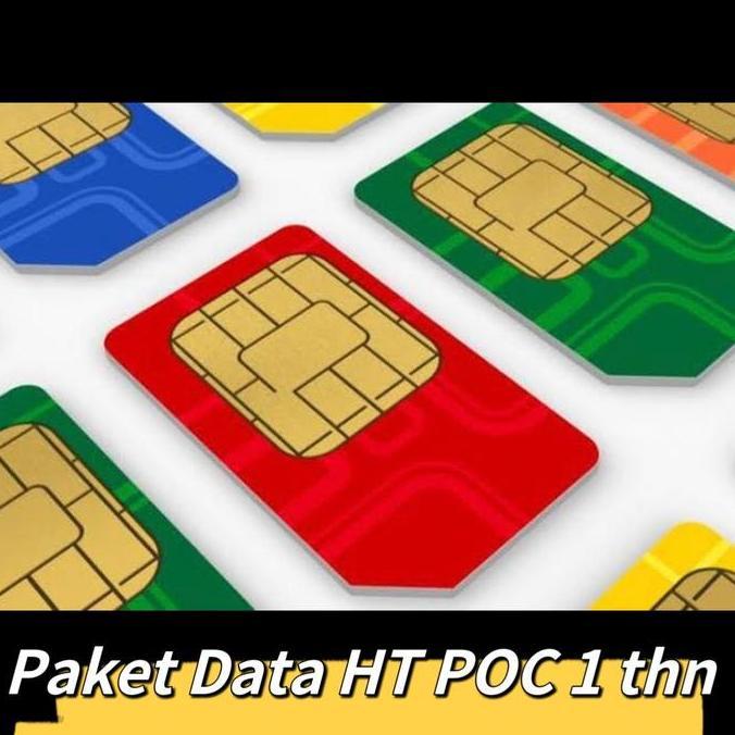 Murah Simcard Kuota Tahunan Untuk Ht Poc Walkie Talkie