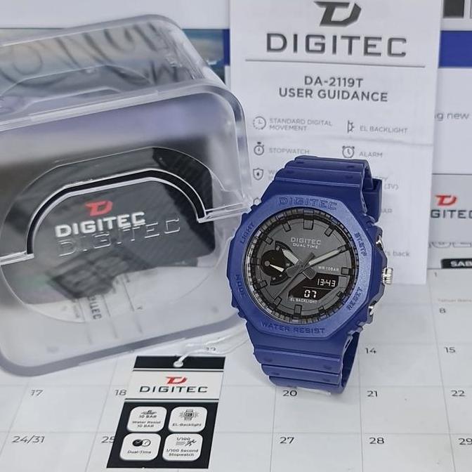 Jam Tangan Digitec Pria DG 2119 Original digitec 2119 Biru