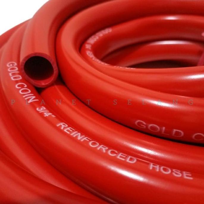 Selang Air 3 Meter 3/4 Inch 2 MM Selang Air Elastis Dop Selang Air Warna Selang Air Karet Selang Air