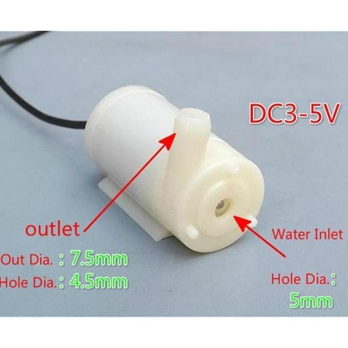 POMPA AIR MINI MICRO SUBMERSIBLE WATER PUMP DC 3-6V