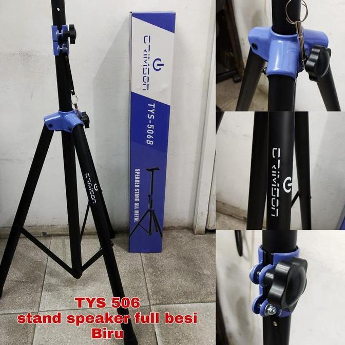 Jdg- Stand Speaker Full Besi Tiang Speaker Besi Tripod Speaker Full Besi