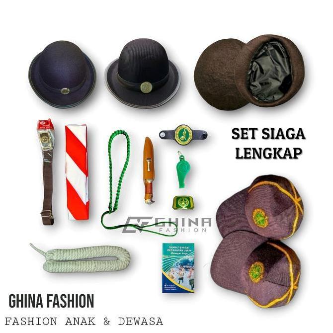 Paket Premium Atribut Siaga Lengkap Pramuka SD Laki Perempuan