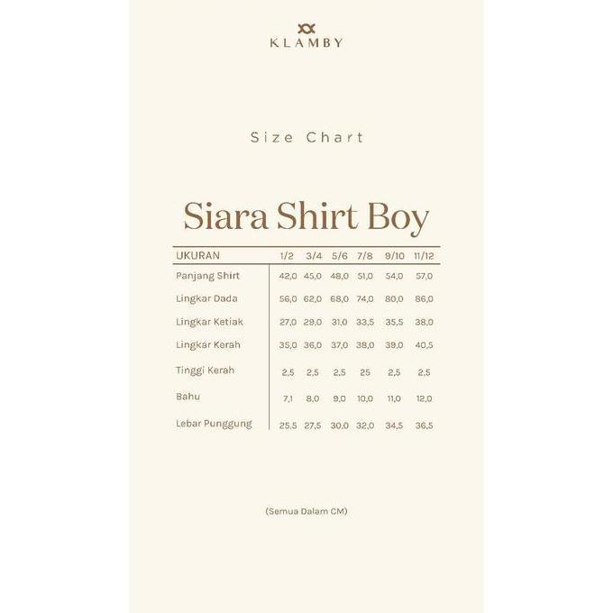 Klamby - Siara Shirt Boy Sweet Ivory