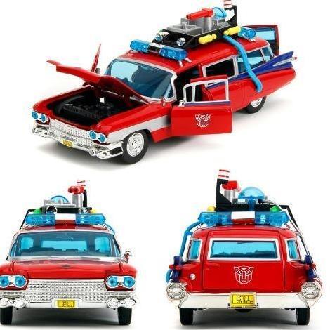 35466 - Jada Toys 1/24 Ghostbusters Ecto-1 Transformers Mashup