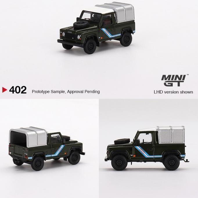MINI GT (BLISTER) Land Rover Defender 90 Pick Up Bronze Gr-MGT00402-MJ