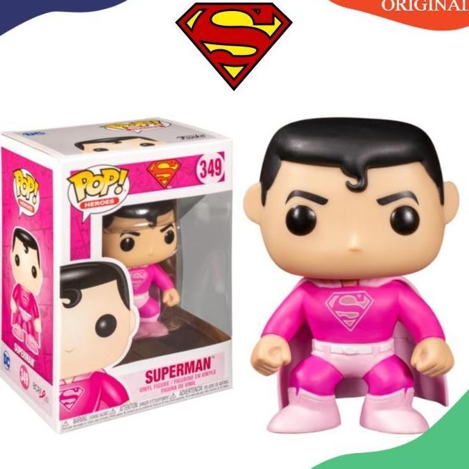 Funko Heroes Superman - Superman (Breast Cancer Awareness) #349
