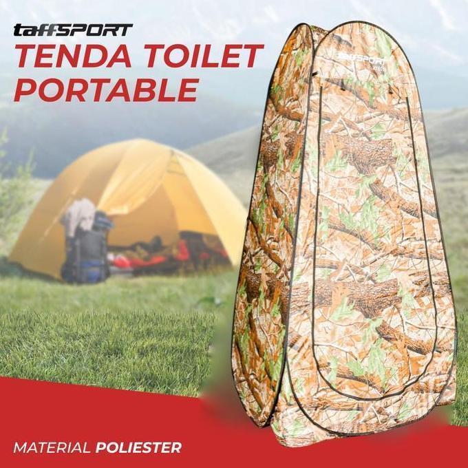 Naturalcam- Tenda Toilet Portable Otomatis Wc Outdoor Camping Emergency Restroom