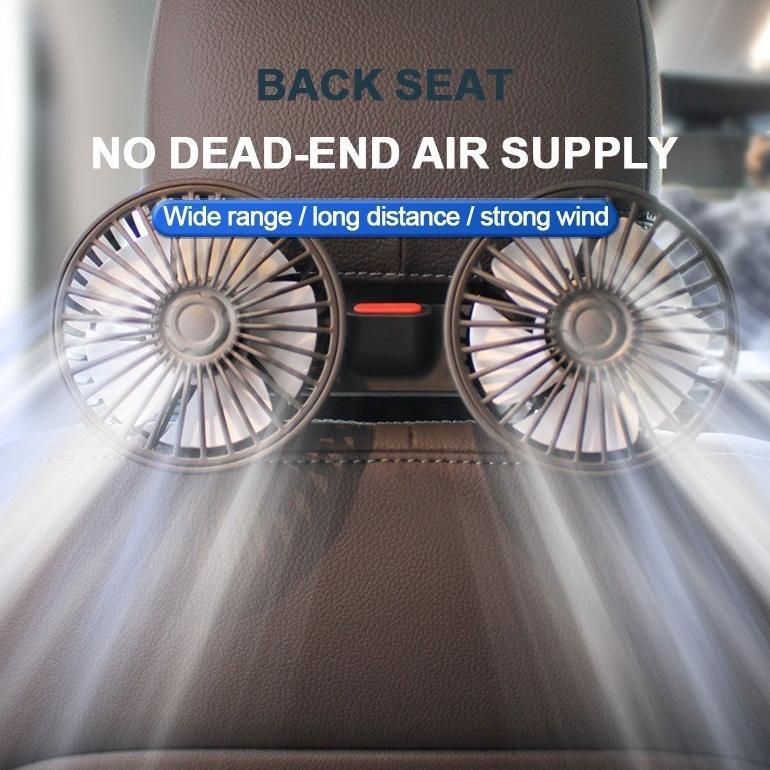 Kipas Angin Mobil 5v Ventilator Mobil Kipas Angin Mini Untuk Tiga Kecepatan Angin Rotasi 360