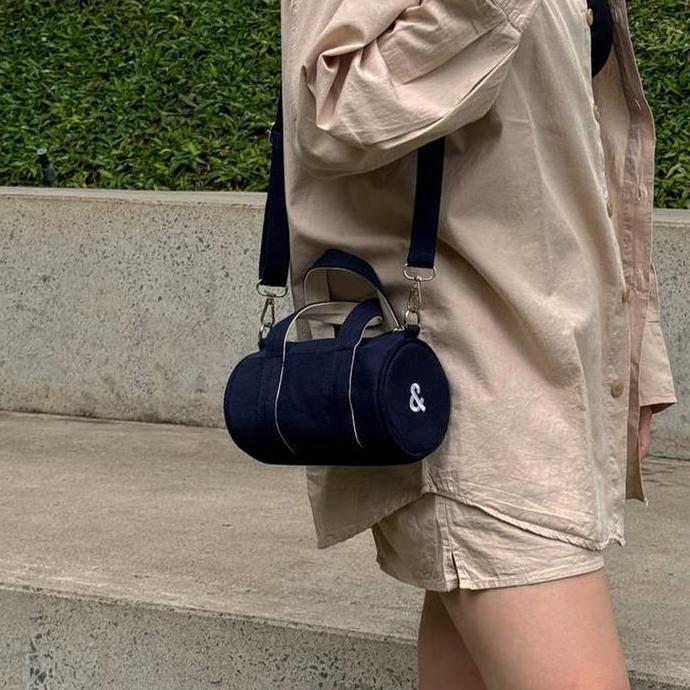 N&A - TUNNEL MINI BOWLING SLING BAG - Tas Selempang Wanita / Sling bag Wanita / Mini Bowling Bag