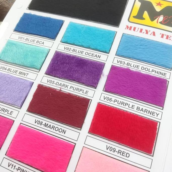 Lansungkirim- Kain Velboa / Bahan Bulu Boneka Halus Lembut (Bantal, Selimut, Sofa)