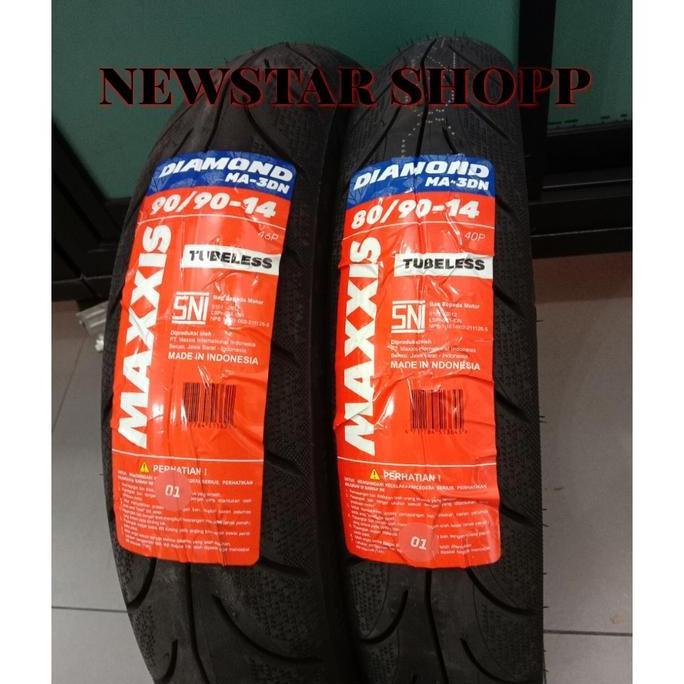 paketan ban maxxis 80 90 14 90 90 14 diamond