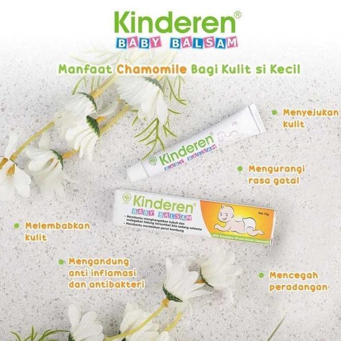 Fitfix- Kinderen Baby Balsam 12G (Balsam Untuk Bayi Dan Anak-Anak, Menghangatkan Tubuh Dan Perut Bay