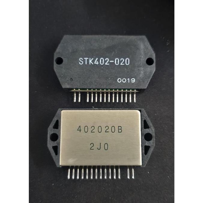IC STK 402-020 STK402-020 Two-Channel Class AB Audio Power Amplifier IC 15 W + 15 W READY