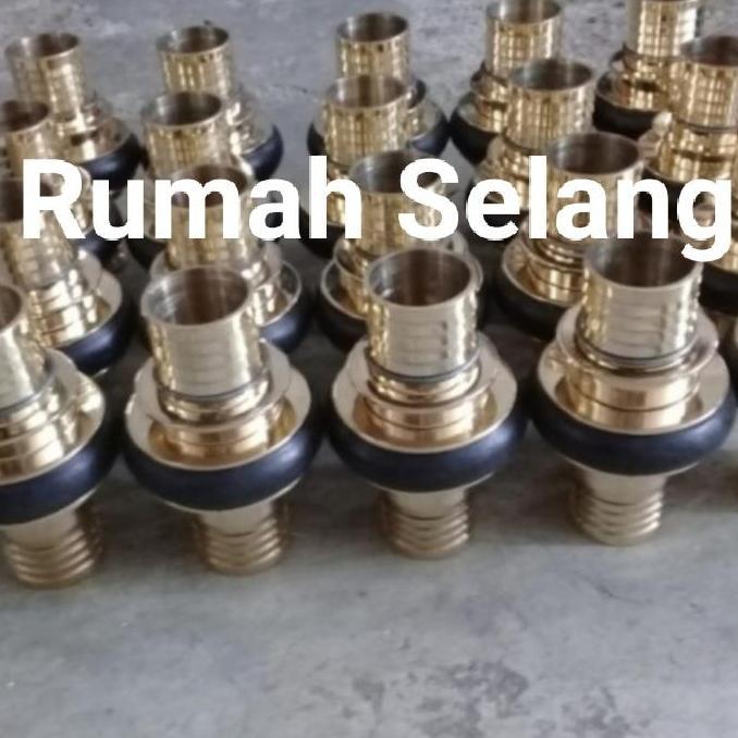 Coupling Machino Kuningan 2 1/2 Inch / Coupling Selang Pemadam 2 1/2"