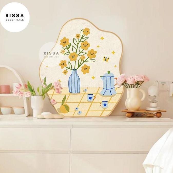 Ready [RISSA] Standing Frame Dekor Korea Home Decor Properti Foto Prop Foto Layout Aesthetic Foto St
