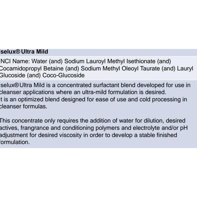 Wassw- Iselux Ultra Mild 50 Ml / Surfactant / Liquid