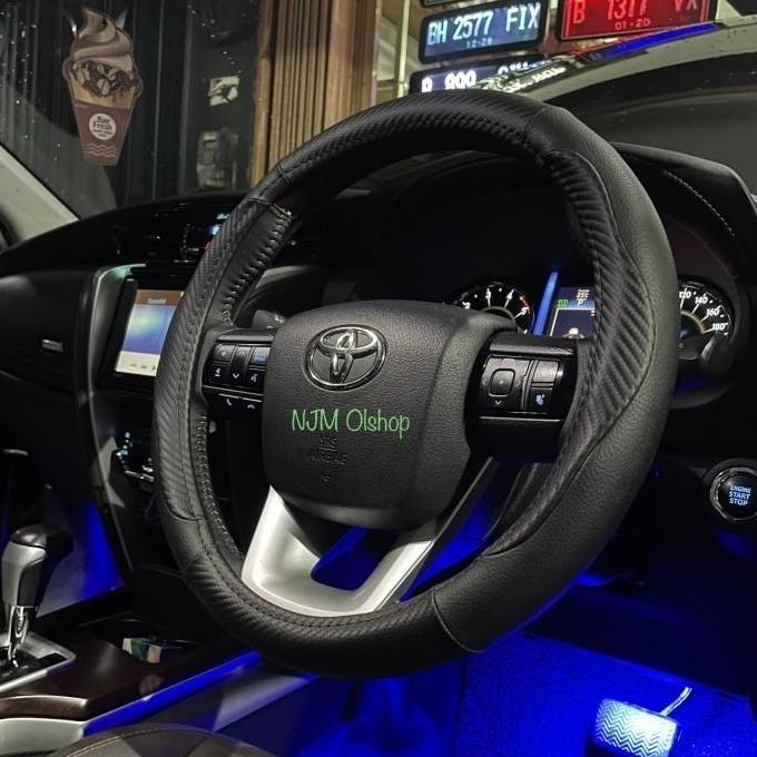 Sarung stir mobil fortuner - fortuner VRZ / cover stir pajero sport