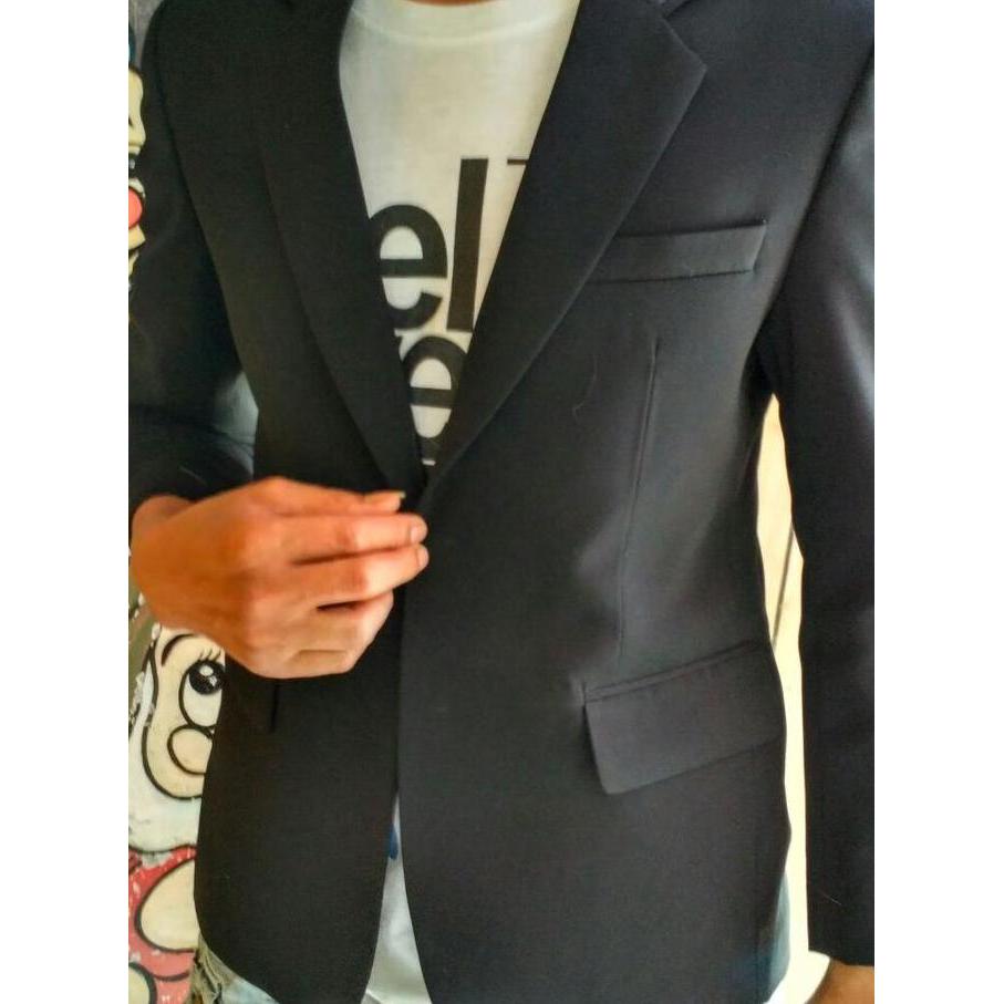 jas blazer jas kantor jas kerja pria hitam black
