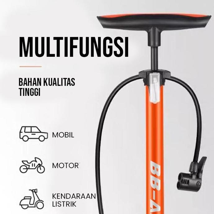 Xytic- Pompa Ban Motor Pompa Sepeda Motor Kompa Angin Ban Motor Pompa Sepeda Dan Motor Pompa Angin B