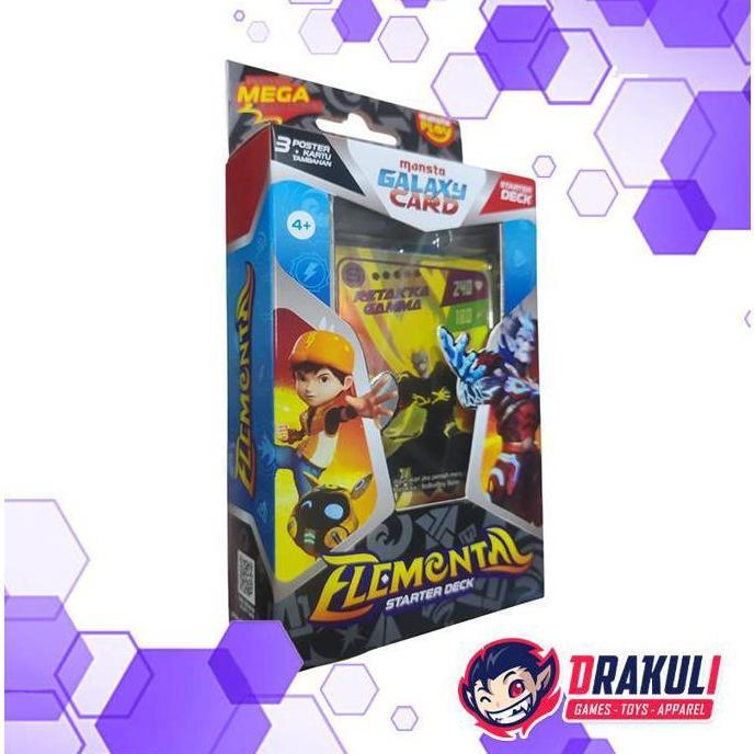 TCG Boboiboy Monsta Galaxy Card Game Starter Deck Elemental (Bahasa Indonesia)