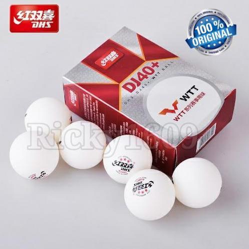 BOLA TENIS MEJA DHS DJ40+ WTT / BOLA PINGPONG DHS DJ40+ WTT - ORIGINAL