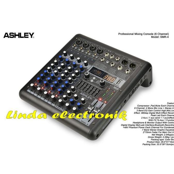 mixer ashley smr4 4channel Ashley smr 4 ORYGINAL ashley smr 4