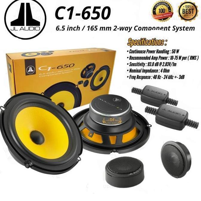 Speaker JL Audio Split 2 Way C1-650 Resmi & Original