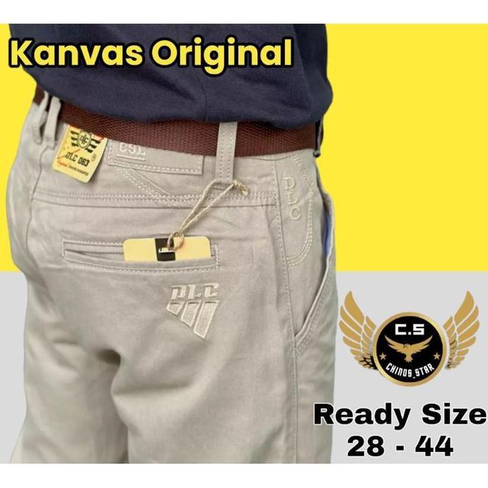 DISKON CELANA CHINO ORIGINAL 100% PRIA BAHAN TEBAL CELANA DLC PRIA ORIGINAL CELANA CHINO PANJANG PRI