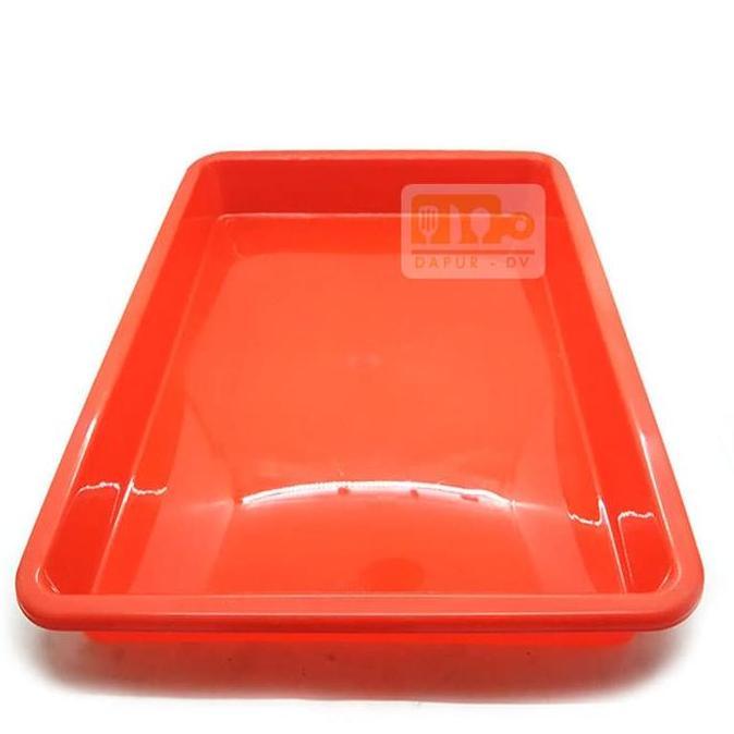 New- Nampan/Baki Plastik Jumbo Sonata Motif Bunga - Random Colour