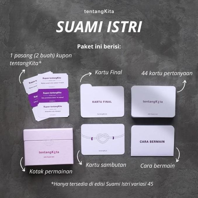 Kartu Permainan About Us Game Card Edisi Married Couple