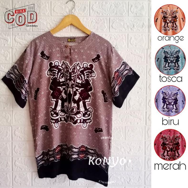 Limited Baju Asmat - Baju Motif Dayak - Kaos Etnik - Baju Santai Pria Wanita - Baju Pantai - Baju Ti