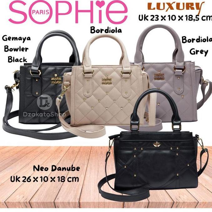 Tas Cangklong Shopie Martin Paris Ekclusive Promo Terbaru 2025 Kekinian Viral Bordiola Cream Grey Da