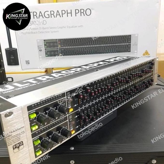Equalizer EQ Behringer FBQ3102HD Original FBQ 3102 HD FBQ3102 3102HD