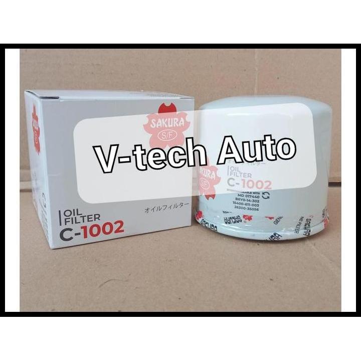 TERBARU OIL FILTER OLI MITSUBISHI T120SS MAZDA C-1002 C1002 SAKURA