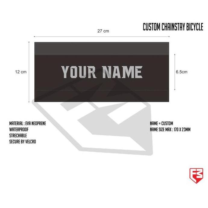 Custom Chainstay Frame Protector Sepeda Mtb Roadbike Minion