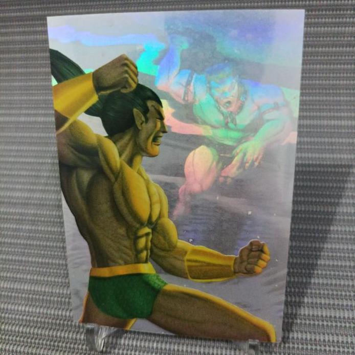 Ready Flair marvel annual '95 holoblast namor VS llyron (surface ga mulus)