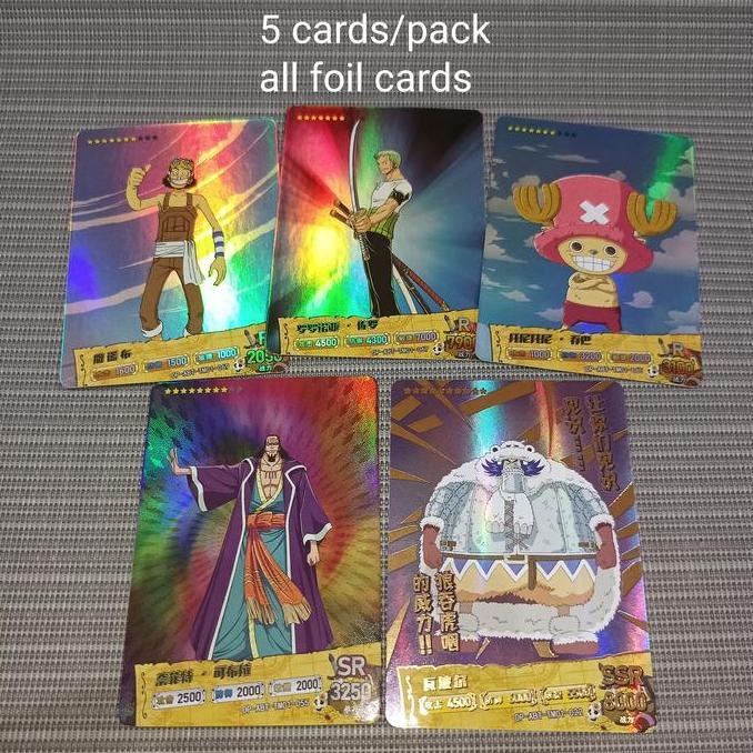 Ready One piece alabasta trading card sealed pack