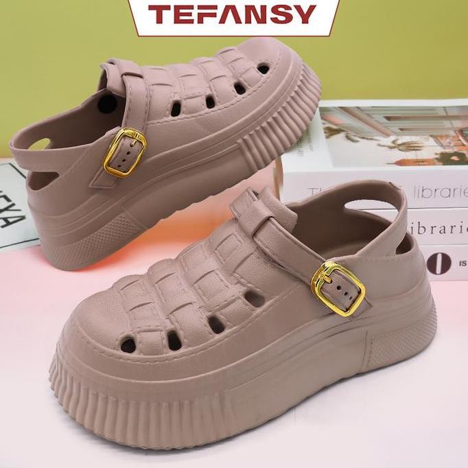 BEST SELLER TEFANSY SANDAL WANITA SEPATU BERTALI SEPATU EVA SANDAL WANITA KARET MURAHMALL TUMIT CEWE