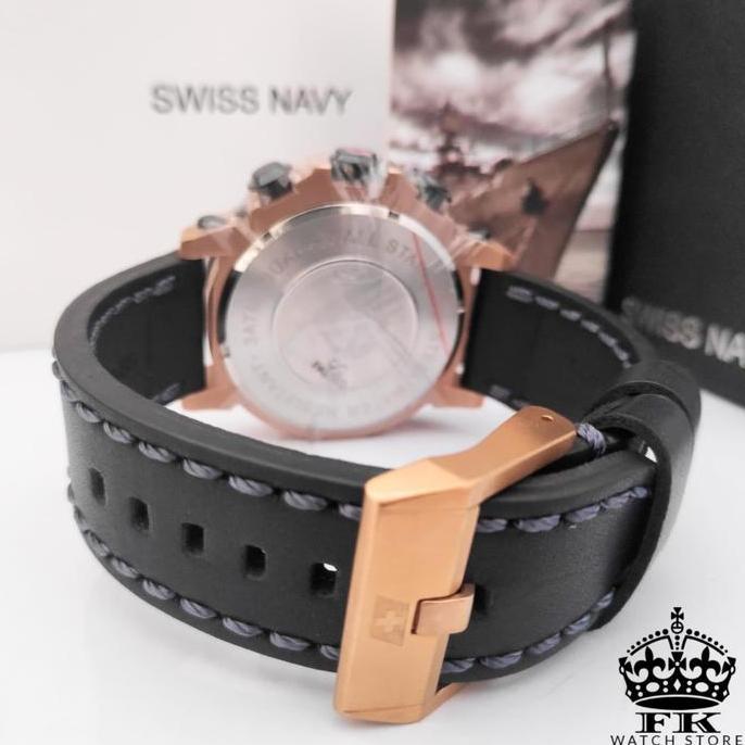 Jam Tangan Swiss Navy 6810 Chronograph Aktif ORINAL
