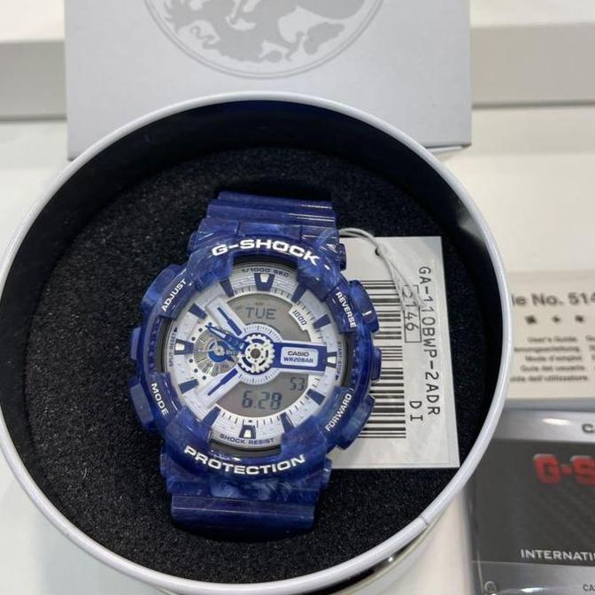Casio G-Shock GA-110BWP-2ADR Jam Tangan Pria Dital Biru GA110