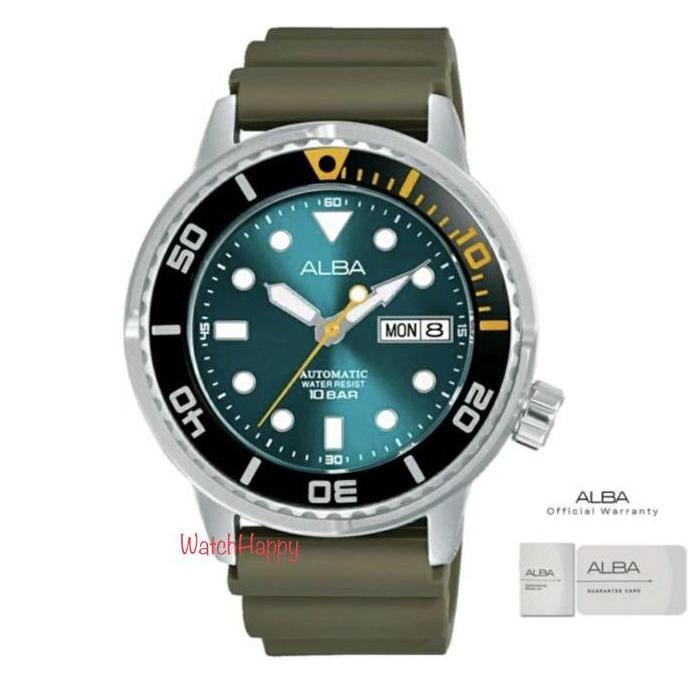 WatchHappy Alba AL4249X1 Dial Emerald Green AL4249 Automatic Orinal