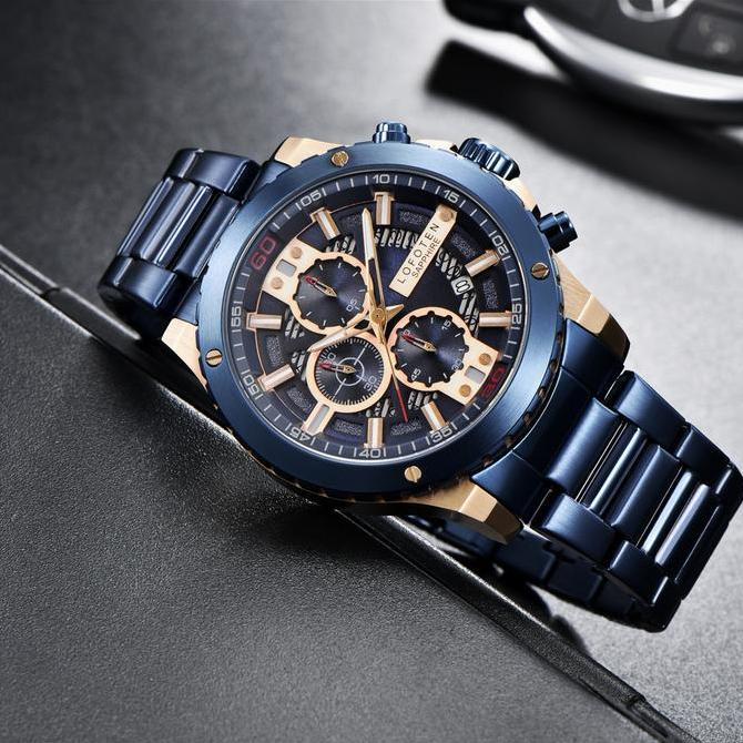 LOFOTEN Watch - Jam Tangan Pria - Sapphire - F-6506M - Chronograph