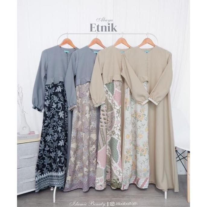 Sale Abaya Gamis Batik | Gamis Etnik | Abaya Batik | Batik Couple