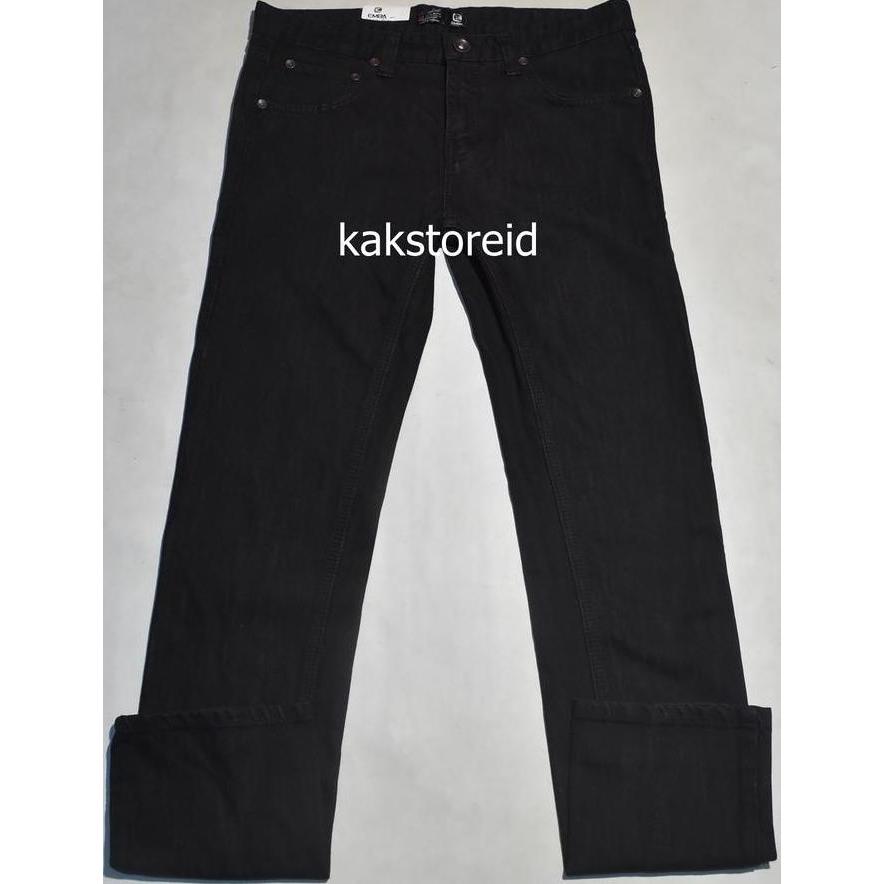 Celana Panjang Pria EMBA Jeans Hitam Modern Fit CJE 14 ORIGINAL & REA