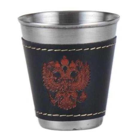 Set Gelas Stainless Steel Camping Outdoor Cup 30Ml 4Pcs