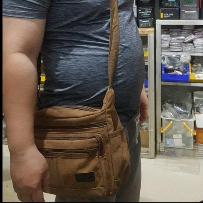 tas selempang unisex untuk alat pancing tas peralatan pancing BISA GRAB